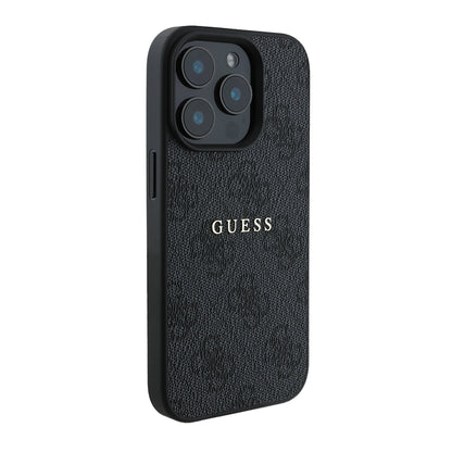 iPhone 14 Pro Max Kılıf Guess Orjinal Lisanslı M-safe Şarj Özellikli 4G Desen Yazı Logolu Kılıf