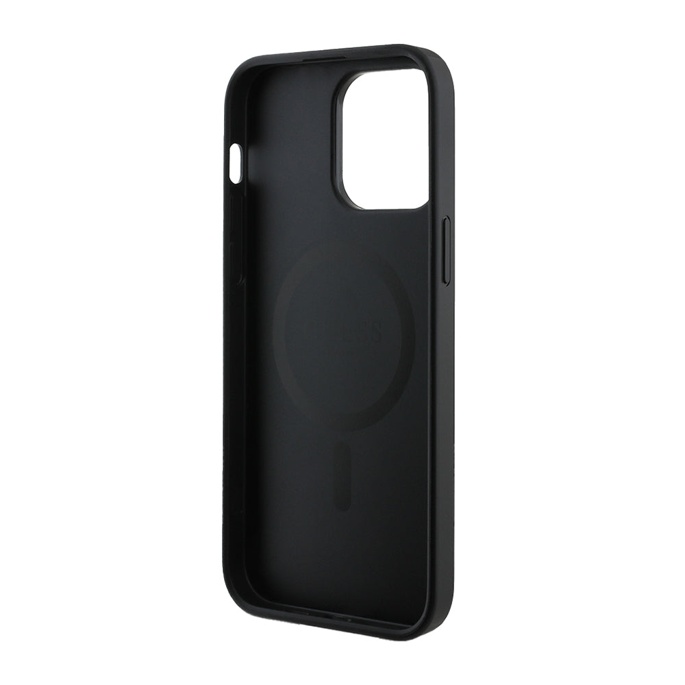 iPhone 14 Pro Max Kılıf Guess Orjinal Lisanslı M-safe Şarj Özellikli 4G Desen Yazı Logolu Kılıf