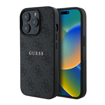 iPhone 14 Pro Max Kılıf Guess Orjinal Lisanslı M-safe Şarj Özellikli 4G Desen Yazı Logolu Kılıf