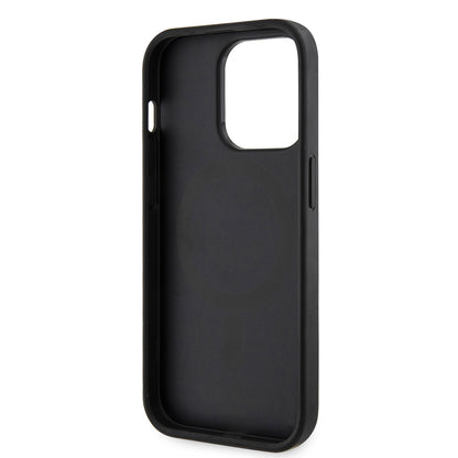iPhone 14 Pro Max Kılıf Guess Orjinal Lisanslı M-safe Şarj Özellikli 4G Şerit Tasarımlı Printed Kılıf