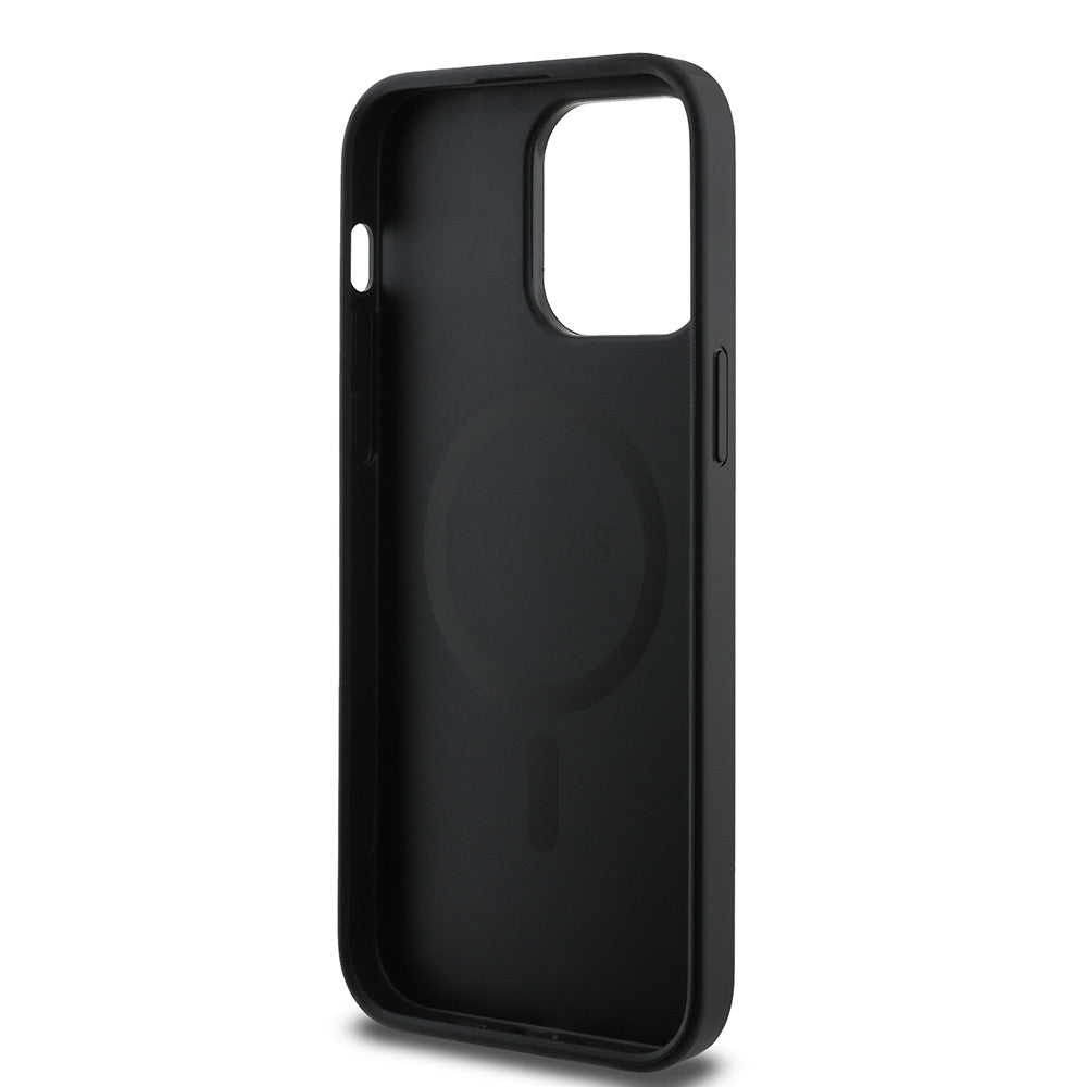 iPhone 14 Pro Max Kılıf Guess Orjinal Lisanslı M-safe Şarj Özellikli Small 4G Classic Kılıf
