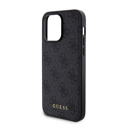 iPhone 14 Pro Max Kılıf Guess Orjinal Lisanslı M-safe Şarj Özellikli Yazı Logolu 4G Desenli Kılıf + Powerbank 5000mAh 2in1 Set