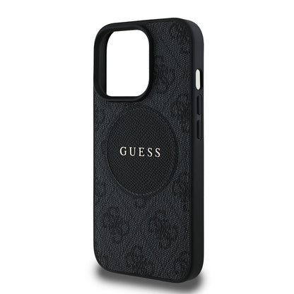 iPhone 14 Pro Max Kılıf Guess Orjinal Lisanslı M-safe Şarj Özellikli Yazı Logolu Circle Classic Kılıf
