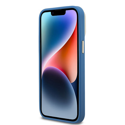 iPhone 14 Pro Max Kılıf Guess Orjinal Lisanslı PU Deri 4G Desenli Metal Büyük 4G ve Yazı Logolu Kamera Standlı Kılıf