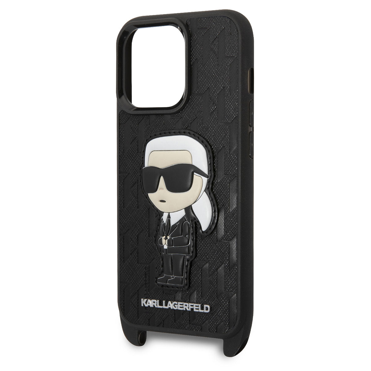 iPhone 14 Pro Max Kılıf Karl Lagerfeld Boyun Askılı Karl Dizayn Kılıf