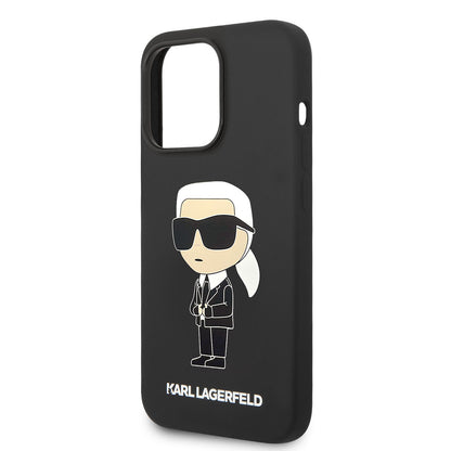 iPhone 14 Pro Max Kılıf Karl Lagerfeld M-safe Şarj Özellikli Silikon Karl Dizayn Kılıf