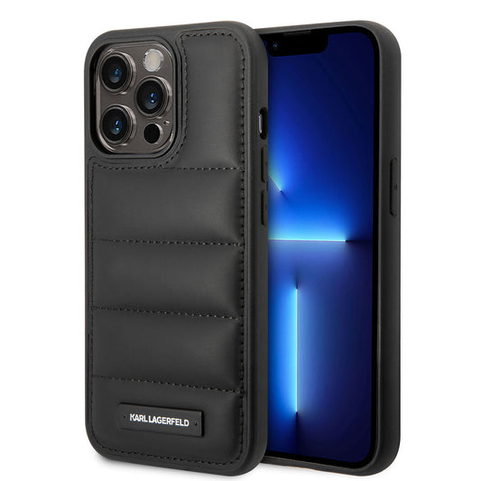 iPhone 14 Pro Max Kılıf Karl Lagerfeld Nylon Puffy Airbag Dizayn Kılıf