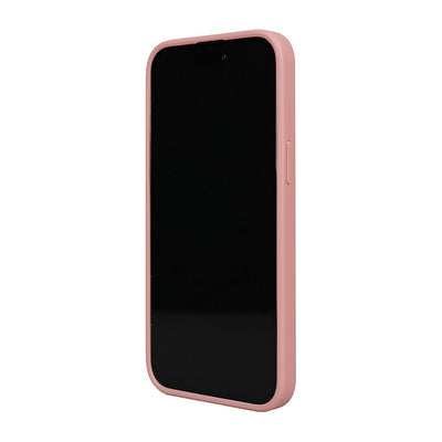 Apple iPhone 14 Pro Max Kılıf Karl Lagerfeld Orjinal Lisanslı 3D KL Yazılı Tüylü Arka Yüzey Saffiano Rhinestones Kapak Pembe