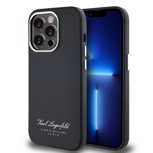 iPhone 14 Pro Max Kılıf Karl Lagerfeld Orjinal Lisanslı KL Yazılı Hotel Kılıf