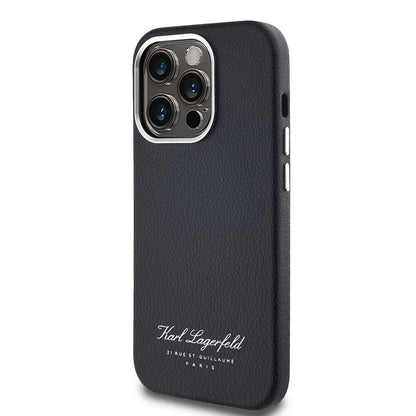 iPhone 14 Pro Max Kılıf Karl Lagerfeld Orjinal Lisanslı KL Yazılı Hotel Kılıf