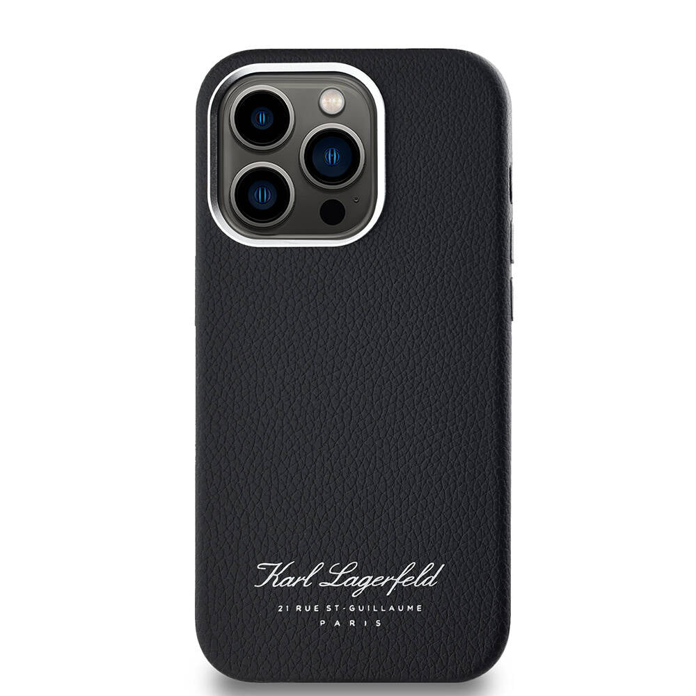 iPhone 14 Pro Max Kılıf Karl Lagerfeld Orjinal Lisanslı KL Yazılı Hotel Kılıf