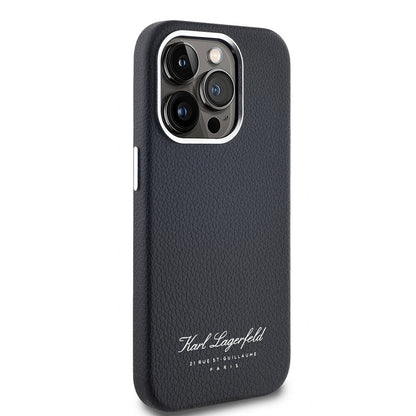 iPhone 14 Pro Max Kılıf Karl Lagerfeld Orjinal Lisanslı KL Yazılı Hotel Kılıf
