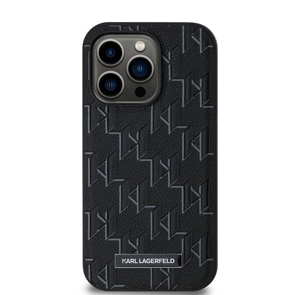 iPhone 14 Pro Max Kılıf Karl Lagerfeld Orjinal Lisanslı M-safe Şarj Özellikli KL Yazılı Hot Stamp Kılıf