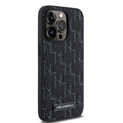 iPhone 14 Pro Max Kılıf Karl Lagerfeld Orjinal Lisanslı M-safe Şarj Özellikli KL Yazılı Hot Stamp Kılıf
