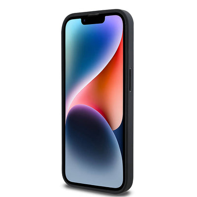 Apple iPhone 14 Pro Max Kılıf Karl Lagerfeld Orjinal Lisanslı Magsafe Şarj Özellikli KL Yazılı Hot Stamp Kapak Krem