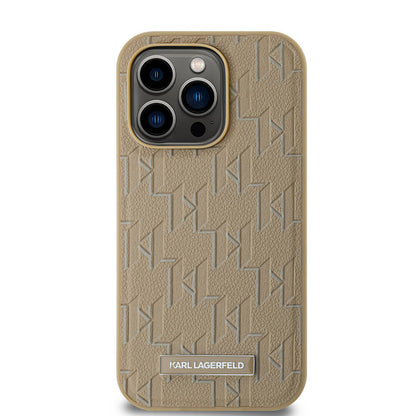 iPhone 14 Pro Max Kılıf Karl Lagerfeld Orjinal Lisanslı M-safe Şarj Özellikli KL Yazılı Hot Stamp Kılıf