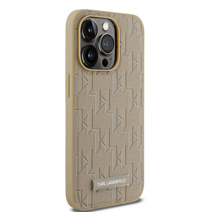 iPhone 14 Pro Max Kılıf Karl Lagerfeld Orjinal Lisanslı M-safe Şarj Özellikli KL Yazılı Hot Stamp Kılıf