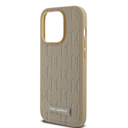 iPhone 14 Pro Max Kılıf Karl Lagerfeld Orjinal Lisanslı M-safe Şarj Özellikli KL Yazılı Hot Stamp Kılıf