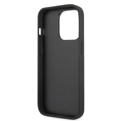 Apple iPhone 14 Pro Max Kılıf Karl Lagerfeld Parlak Taşlı Choupette Dizayn Kapak Gümüş