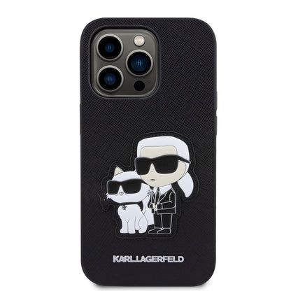 iPhone 14 Pro Max Kılıf Karl Lagerfeld Saffiano Deri K&C Dizayn Kılıf