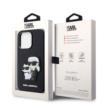 iPhone 14 Pro Max Kılıf Karl Lagerfeld Saffiano Deri K&C Dizayn Kılıf