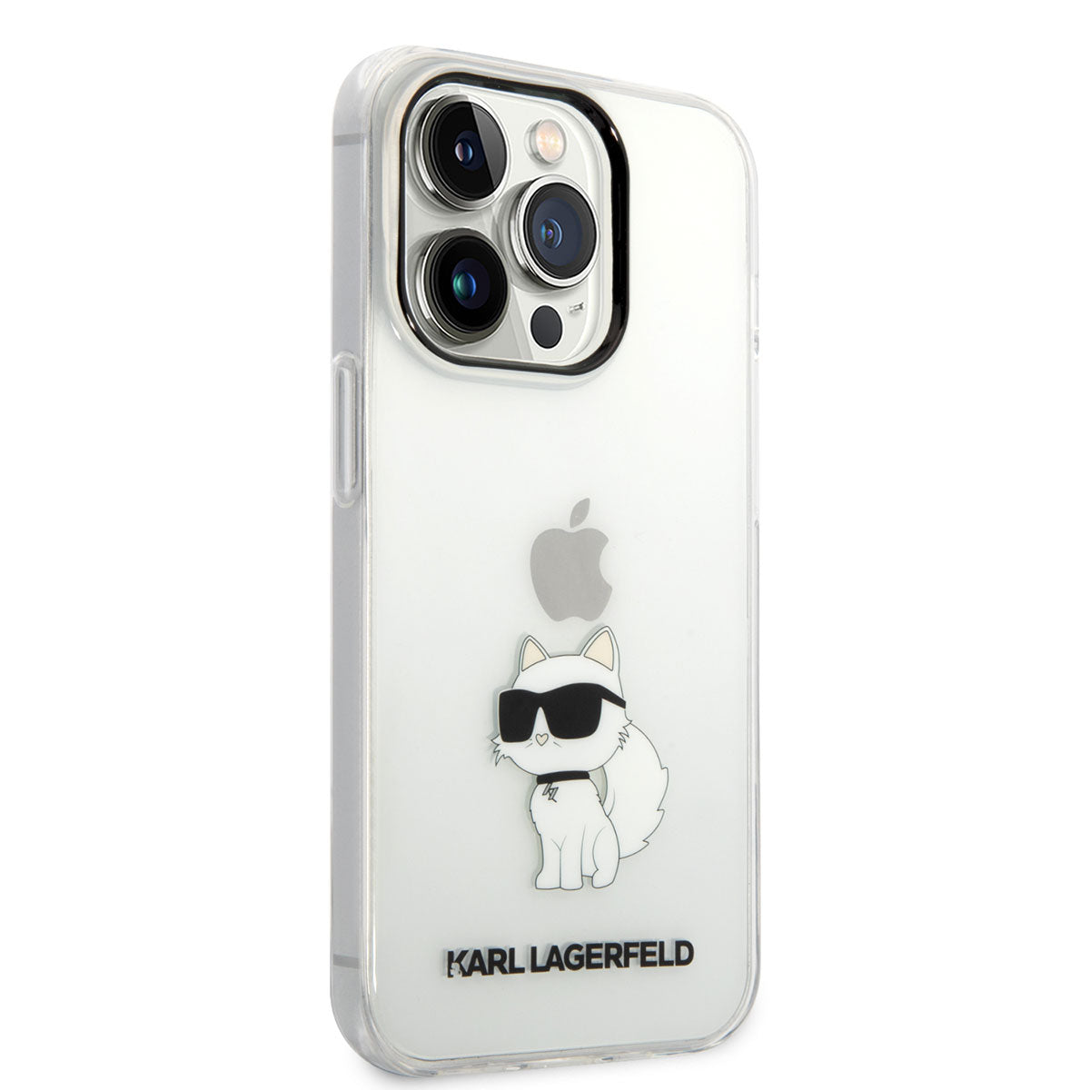 iPhone 14 Pro Max Kılıf Karl Lagerfeld Transparan Choupette Dizayn Kılıf