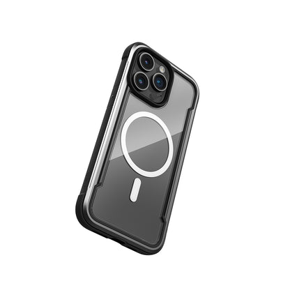 iPhone 14 Pro Max Kılıf M-safe Şarj Özellikli Airbagli Raptic Shield Serisi Şeffaf Arka Yüzey Kılıf