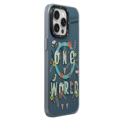 Apple iPhone 14 Pro Max Kılıf Magsafe Şarj Özellikli Bee Brown Tasarımlı Youngkit Colorful Life Serisi Kapak Sarı