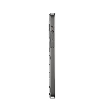 Apple iPhone 14 Pro Max Kılıf Magsafe Şarj Özellikli Çift IMD Baskılı Lisanslı Switcheasy Artist-M Fleur Kapak Gri