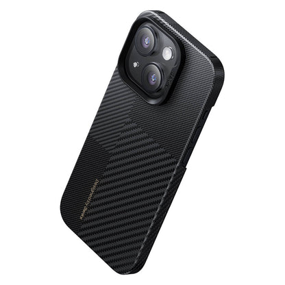 iPhone 14 Pro Max Kılıf M-safe Şarj Özellikli Karbon Fiber Benks Montage ArmorAir Kevlar Kılıf