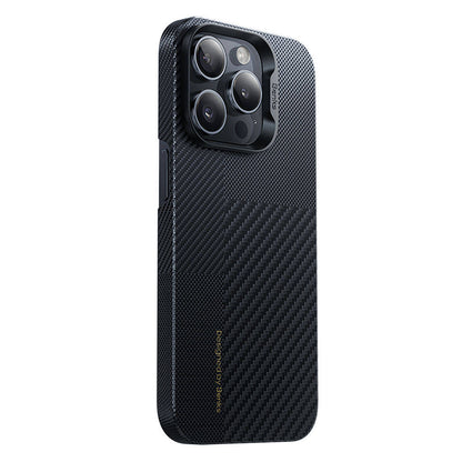 iPhone 14 Pro Max Kılıf M-safe Şarj Özellikli Karbon Fiber Benks Montage ArmorAir Kevlar Kılıf