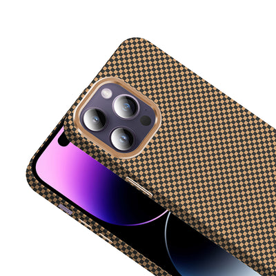 Apple iPhone 14 Pro Max Kılıf M-safe Şarj Özellikli Karbon Fiber Görünümlü Zore Gros Kapak Lacivert