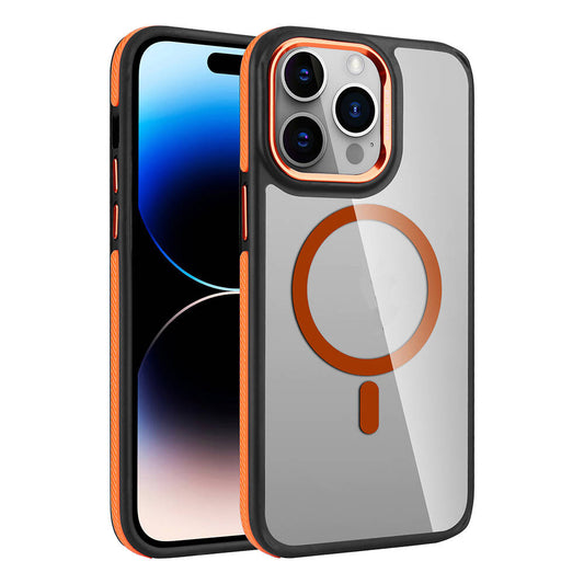 iPhone 14 Pro Max Kılıf M-safe Şarj Özellikli Mat Görünümlü Zore Solo Kılıf