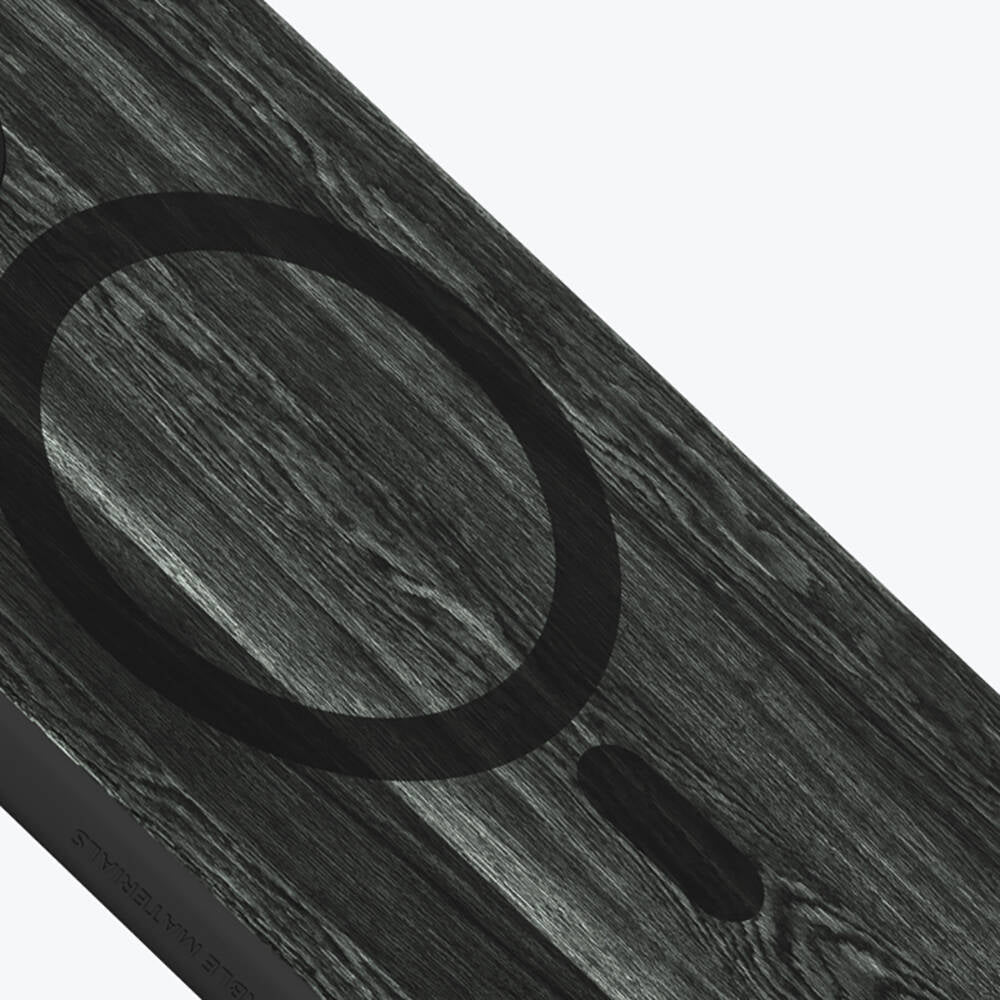 Apple iPhone 14 Pro Max Kılıf Magsafe Şarj Özellikli Sararmaya Dayanıklı Youngkit Wood Forest Serisi Kapak Kahverengi