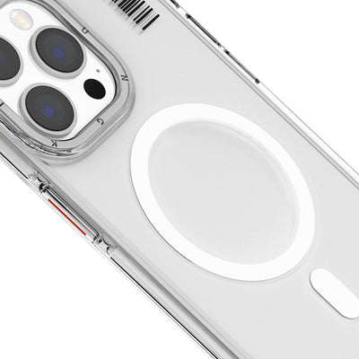 Apple iPhone 14 Pro Max Kılıf Magsafe Şarj Özellikli Şeffaf Youngkit Crystal Shield Serisi Kapak Siyah