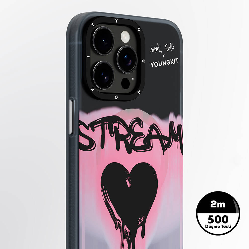 iPhone 14 Pro Max Kılıf M-safe Şarj Özellikli Shu Tasarımlı Youngkit Dreamland Serisi Kılıf