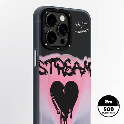 iPhone 14 Pro Max Kılıf M-safe Şarj Özellikli Shu Tasarımlı Youngkit Dreamland Serisi Kılıf