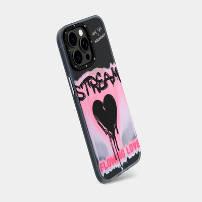 Apple iPhone 14 Pro Max Kılıf Magsafe Şarj Özellikli Shu Tasarımlı Youngkit Dreamland Serisi Kapak Pembe