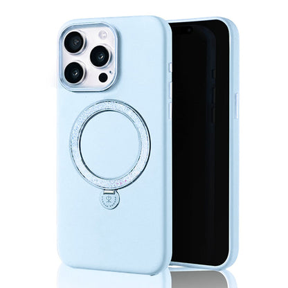 iPhone 14 Pro Max Kılıf M-safe Şarj Özellikli Standlı Suni Deri Tasarımlı Pynana Dancing Circle Serisi Kılıf