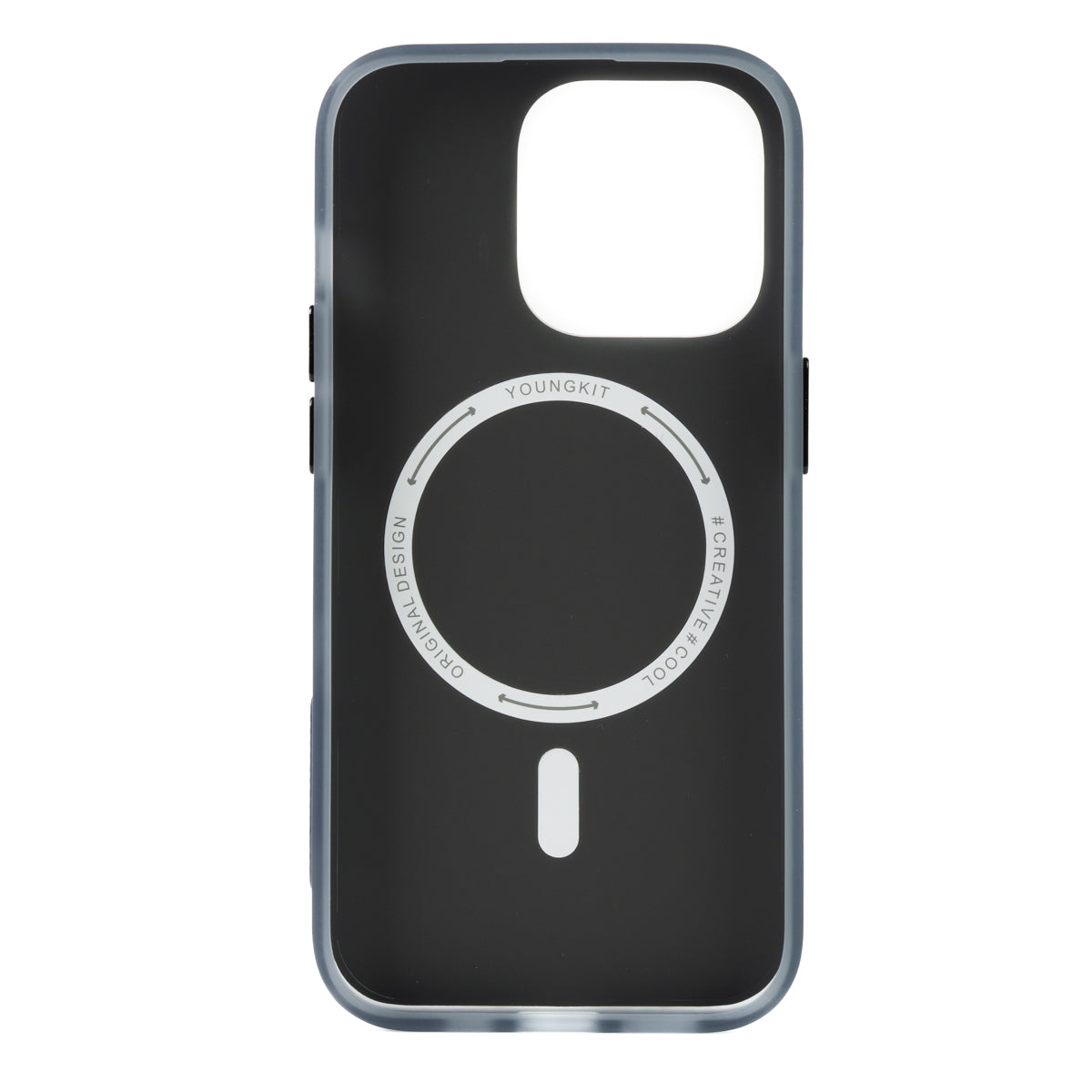 Apple iPhone 14 Pro Max Kılıf Magsafe Şarj Özellikli YoungKit Code Case Serisi Kapak Mavi