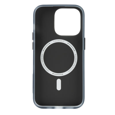 Apple iPhone 14 Pro Max Kılıf Magsafe Şarj Özellikli YoungKit Code Case Serisi Kapak Mavi