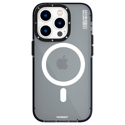 iPhone 14 Pro Max Kılıf M-safe Şarj Özellikli YoungKit Crystal Color Serisi Kılıf