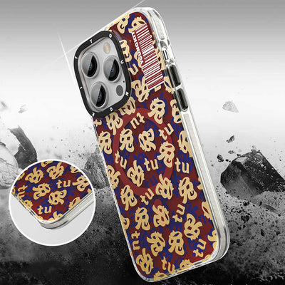 Apple iPhone 14 Pro Max Kılıf Magsafe Şarj Özellikli Youngkit Play Rabbit Serisi Kapak Kırmızı