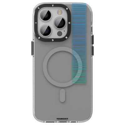 Apple iPhone 14 Pro Max Kılıf Magsafe Şarj Özellikli Youngkit Pure Serisi Kapak Yeşil