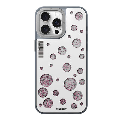 iPhone 14 Pro Max Kılıf M-safe Şarj Özellikli Youngkit Quicksand Beads Serisi Kılıf