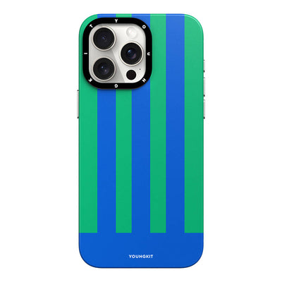 Apple iPhone 14 Pro Max Kılıf Magsafe Şarj Özellikli Youngkit Striped Piano Keys Serisi Kapak Pembe