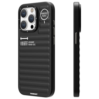 Apple iPhone 14 Pro Max Kılıf Mat Renkli Tasarım YoungKit Original Serisi Kapak Pembe