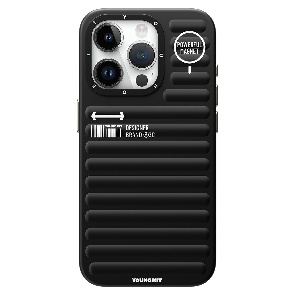 iPhone 14 Pro Max Kılıf Mat Renkli Tasarım YoungKit Original Serisi Kılıf