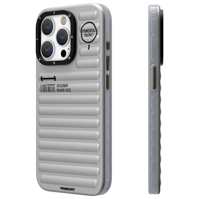 Apple iPhone 14 Pro Max Kılıf Mat Renkli Tasarım YoungKit Original Serisi Kapak Siyah