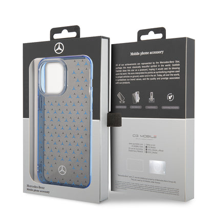 iPhone 14 Pro Max Kılıf Mercedes Benz Çift Katmanlı Yıldız Desenli Dizayn Kılıf